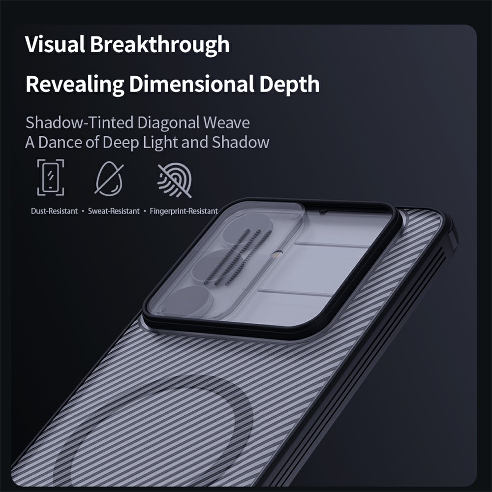 Samsung Galaxy S25 FE NILLKIN Camshield Pro Magnetic Series TPU + PC Clear Black - Image 10