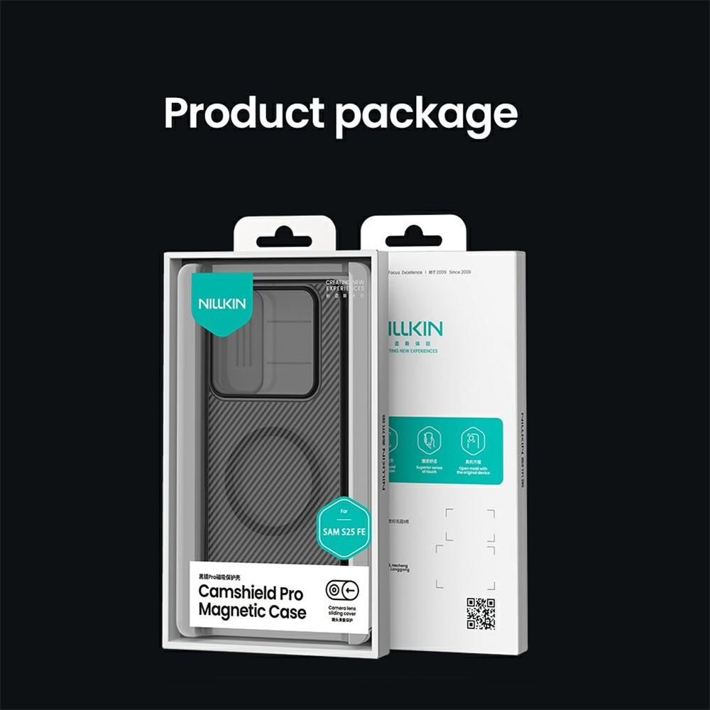 Samsung Galaxy S25 FE NILLKIN Camshield Pro Magnetic Series TPU + PC Clear Black - Image 9