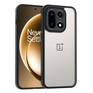OnePlus 15 5G Shockproof PC + TPU Clear Back Cover - Black