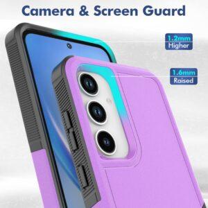 Samsung Galaxy A55 5G /A35 PC+TPU Shockproof Protective Cover – Purple