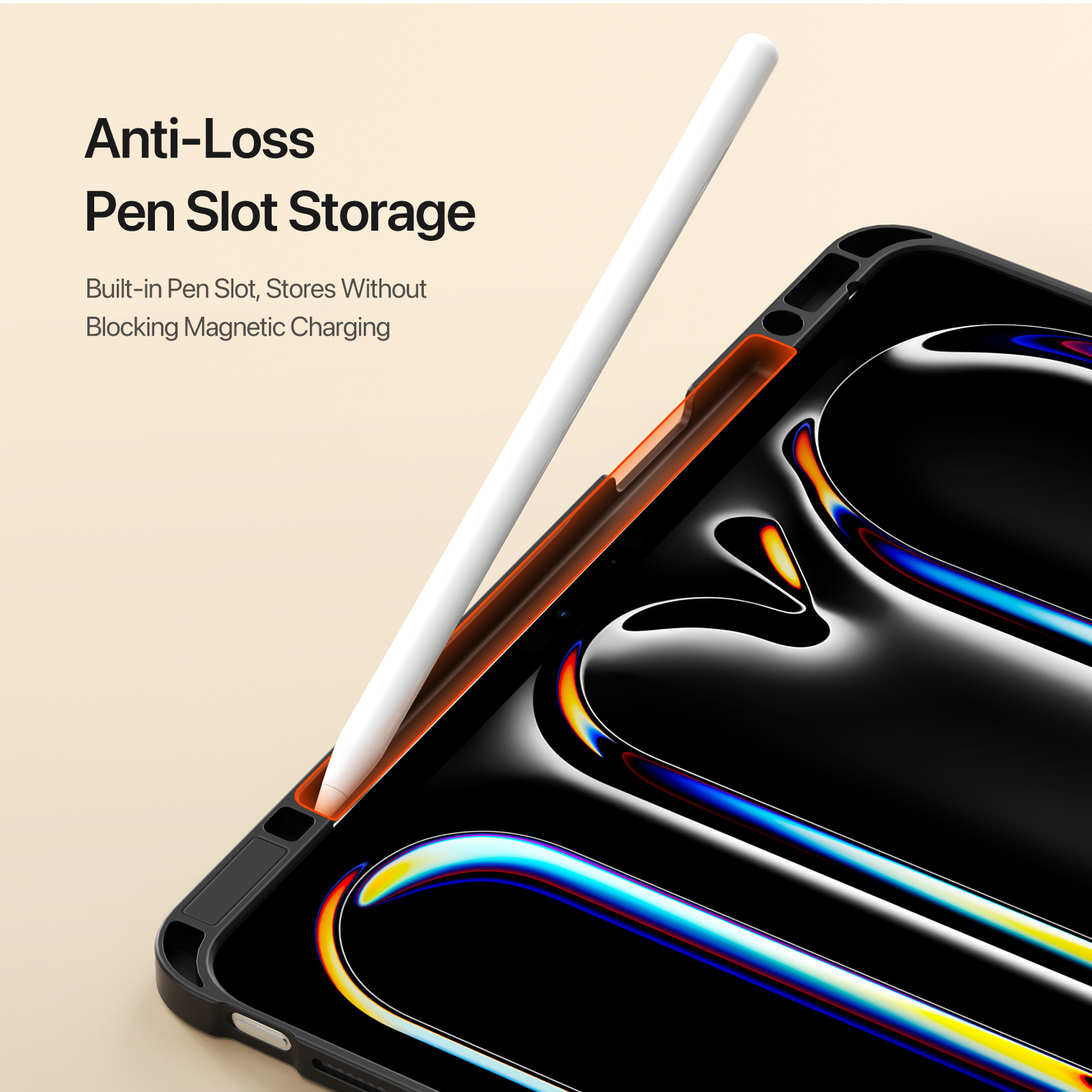 iPad Pro 13 (2024) DUX DUCIS Vers Series Multi-function Folding Stand Leather Cover - Black - Image 7