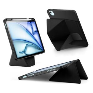 iPad Air 13 2025/24 iPad Pro 12.9 DUX DUCIS Vers Series Tablet Stand Leather Cover – Black