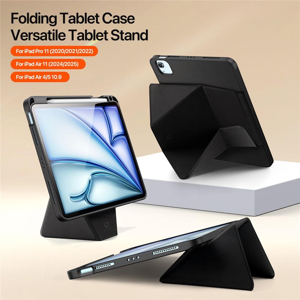 iPad Air 13 2025/24 iPad Pro 12.9 DUX DUCIS Vers Series Tablet Stand Leather Cover - Black - Image 7