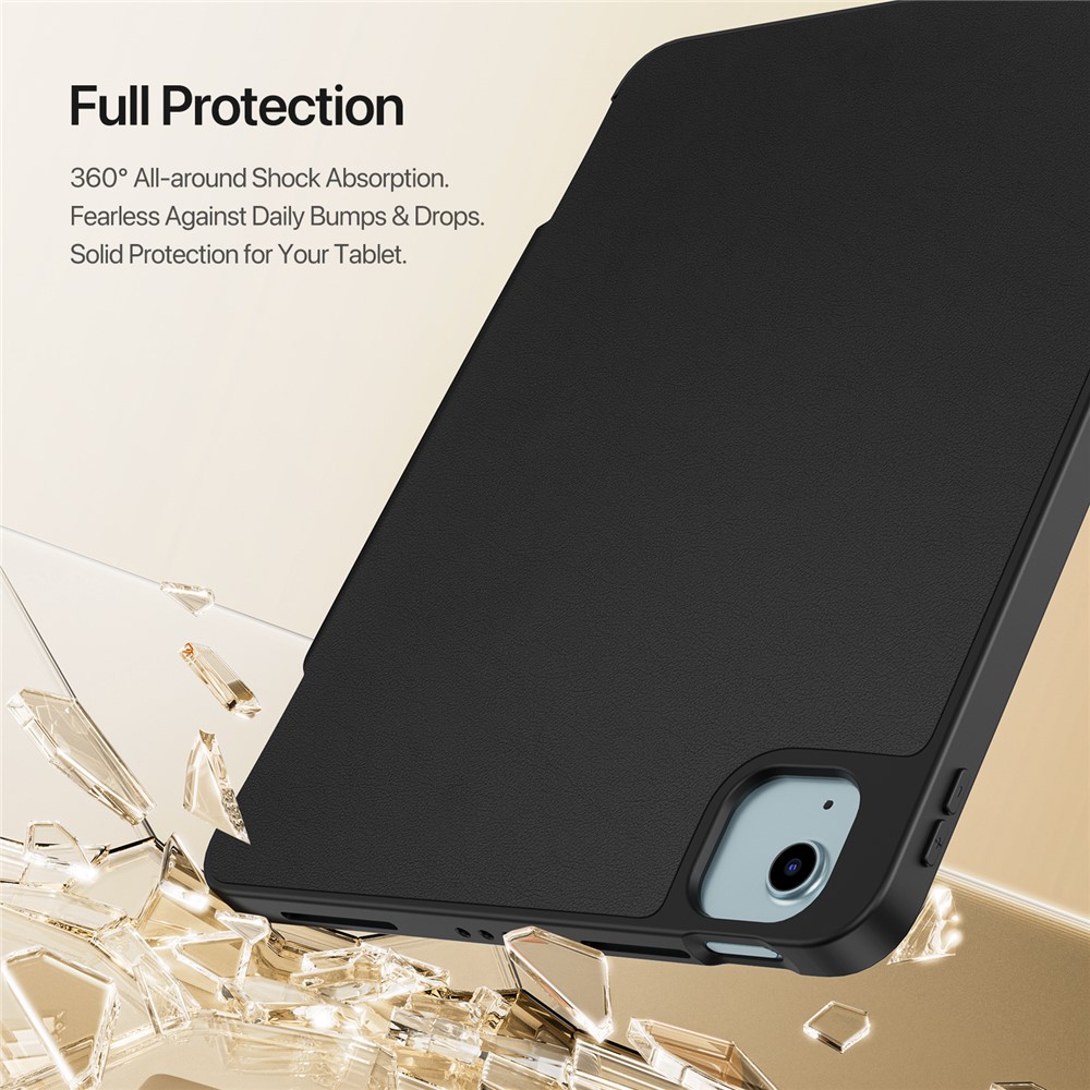 iPad Air 13 2025/24 iPad Pro 12.9 DUX DUCIS Vers Series Tablet Stand Leather Cover - Black - Image 5
