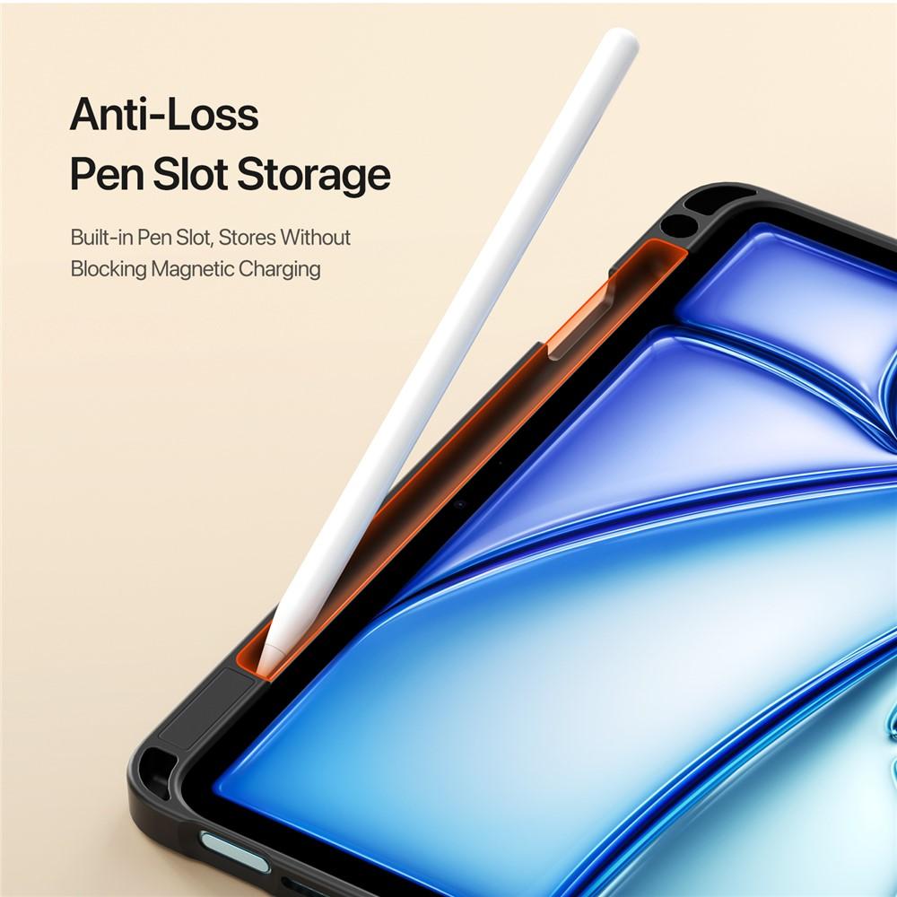 iPad Air 13 2025/24 iPad Pro 12.9 DUX DUCIS Vers Series Tablet Stand Leather Cover - Black - Image 4