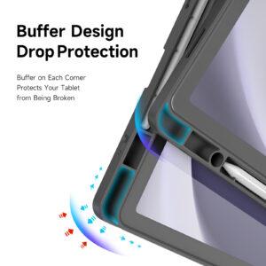 Samsung Galaxy Tab A11+/A9+ Dux Ducis Magi Series Leather Cover – Grey