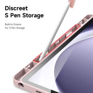 Samsung Galaxy Tab A11+/A9+ Dux Ducis Magi Series Leather Cover – Pink