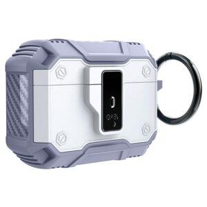 AirPods Pro 3 Anti Drop Protection One-Click Open TPU + PC Case – White