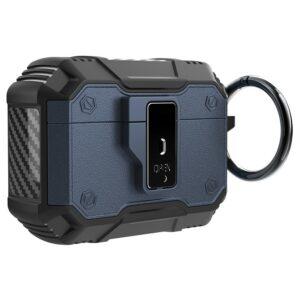 AirPods Pro 3 Anti Drop Protection One-Click Open TPU + PC Case – Blue