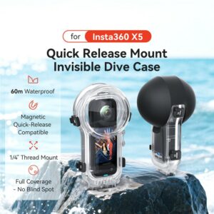Insta360 X5 AMAGISN Invisible 60m Diving Case