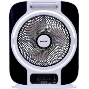 Geepas GF989 Breeze On The Go Fan 12 inch Rechargeable