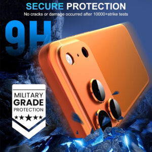 iPhone 17 Pro Orange Full Covered Camera Lens