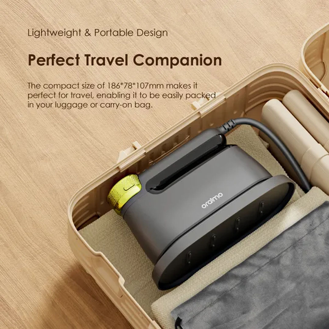 Oraimo 2-in-1 Steaming And Ironing OEI-801A - Black - Image 3