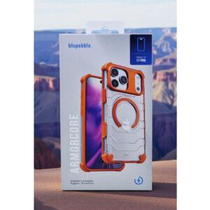 iPhone 17 Pro Blupebble ArmorCore MagSafe Rugged Cover – Orange