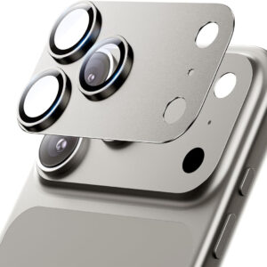 iPhone 17 Pro Max Silver Full Covered Camera Lens