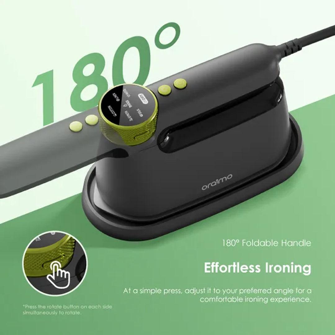 Oraimo 2-in-1 Steaming And Ironing OEI-801A - Black - Image 6