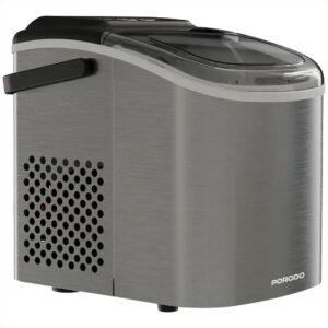 Porodo Lifestyle 1.2L Stainless Steel Bullet Ice Maker – Silver (PDHZB12SL)