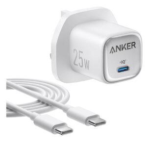 Anker 25W Charger With USB-C Cable – White B2656K11