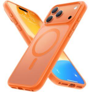 iPhone 17 Pro Max TORRAS Guardian-Mag Series Magsafe Matte PC + TPU Cover – Orange