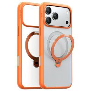 iPhone 17 Pro Max TORRAS Ostand Spin Series MagSafe Kickstand Cover – Orange