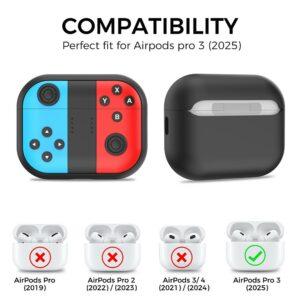 Apple AirPods Pro 3 AHASTYLE JY28 Silicone Retro Game Controller Design – Blue/Red