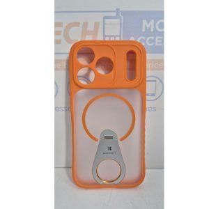 iPhone 17 Pro Max XUNDD KOKO Series Magnetic Stand Cover – Orange
