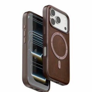 iPhone 17 Pro Max PULOKA Leather Magsafe Cover – Brown