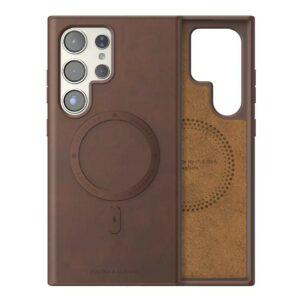 Samsung Galaxy S25 Ultra PULOKA Leather Magsafe Cover – Brown