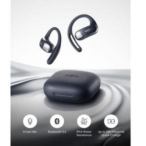 SHOKZ OpenFit Air True Wireless Open-Ear Headphones Black T511-ST-BK