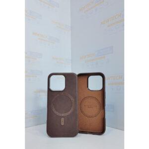 iPhone 16 Pro PULOKA Leather Magsafe Cover – Brown