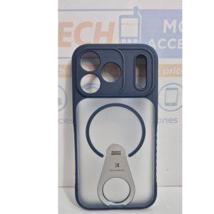 iPhone 17 Pro Max XUNDD KOKO Series Magnetic Stand Cover – Blue