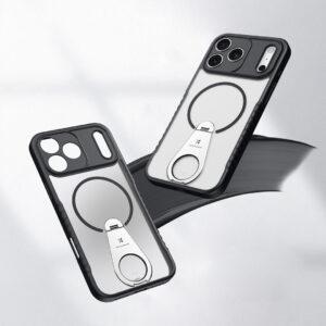 iPhone 17 Pro Max XUNDD KOKO Series Magnetic Stand Cover – Black