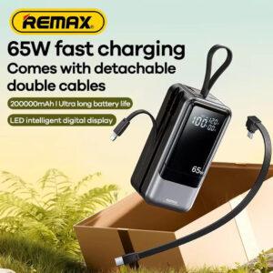 Remax RPP-59 65W+60W PD+QC 20000mAh Power Bank – Black