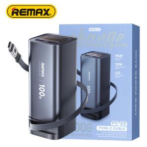 Remax FC-22 20000mah 100W PD With Digital display Power Bank – Black
