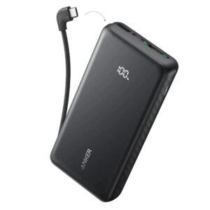 Anker Zolo Huge Power 20000mAh 22.5W Built in USB-C Cable A110EH11 - Black