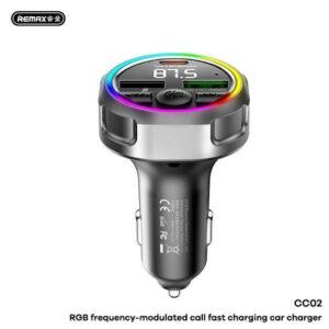 Remax CC02 48W Type-C USB Port Car Charger – Black