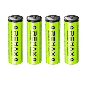Remax Rechargeable USB-C AA Lithium Battery (4-Pack)