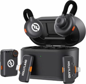 Hollyland Lark M2S Wireless Microphone Ultimate Combo – Black