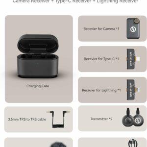 Hollyland Lark M2S Wireless Microphone Ultimate Combo – Black