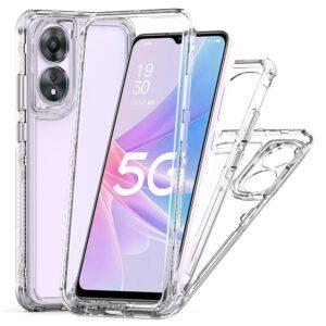Oppo A78 4G Drop-proof Clear Acrylic+TPU Cover
