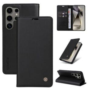 Samsung Galaxy S25 Ultra YIKATU YK-001 Stand Leather Magnetic Closure - Black