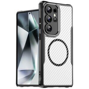 Samsung Galaxy S25 Ultra Magsafe TPU+PC Cover Carbon Fiber – Black