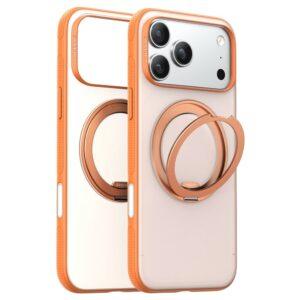 iPhone 17 Pro Max Torras Ostand R Fitness Magsafe TPU PC Kickstand Cover – Orange