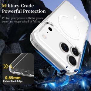 iPhone 17 Pro Max Magsafe Scratch Resistant TPU + PC Clear Cover