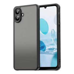 amsung Galaxy A07 4G Frosted Translucent PC TPU Cover – Black
