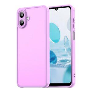 Samsung Galaxy A07 4G Frosted Translucent PC TPU Cover - Light Purple