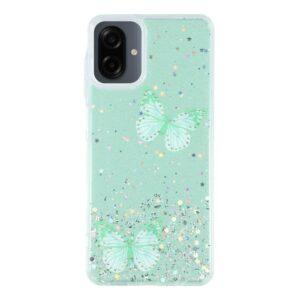 Samsung Galaxy A07 Epoxy PVC Butterfly TPU Cover – Green
