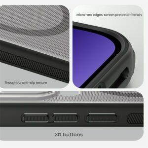 Xiaomi 17 Pro NILLKIN Super Frosted Shield Pro Magsafe Matte PC TPU Clear Cover- Black