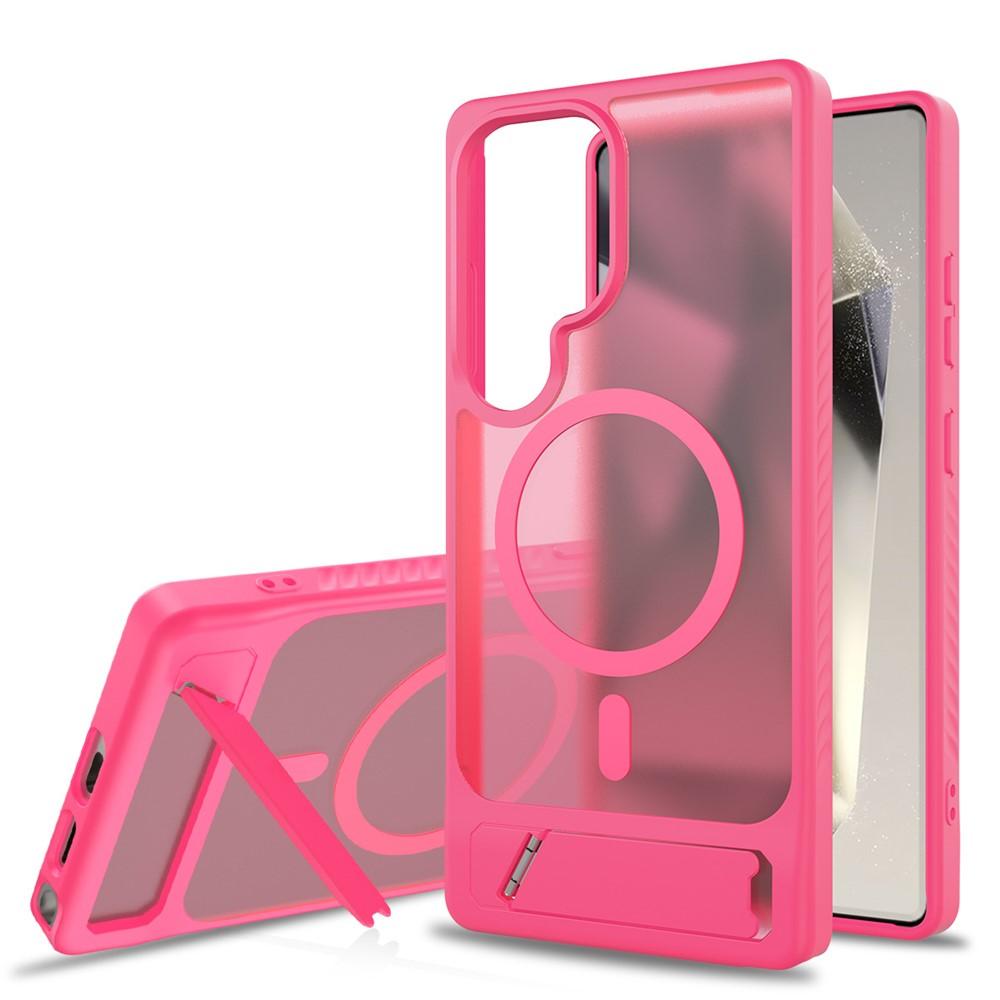 Samsung Galaxy S25 Ultra Magsafe Skin Feel PC + TPU Kickstand Cover - Rose