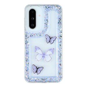 Samsung Galaxy A17 / A26 Epoxy PVC Butterfly TPU Cover – Purple